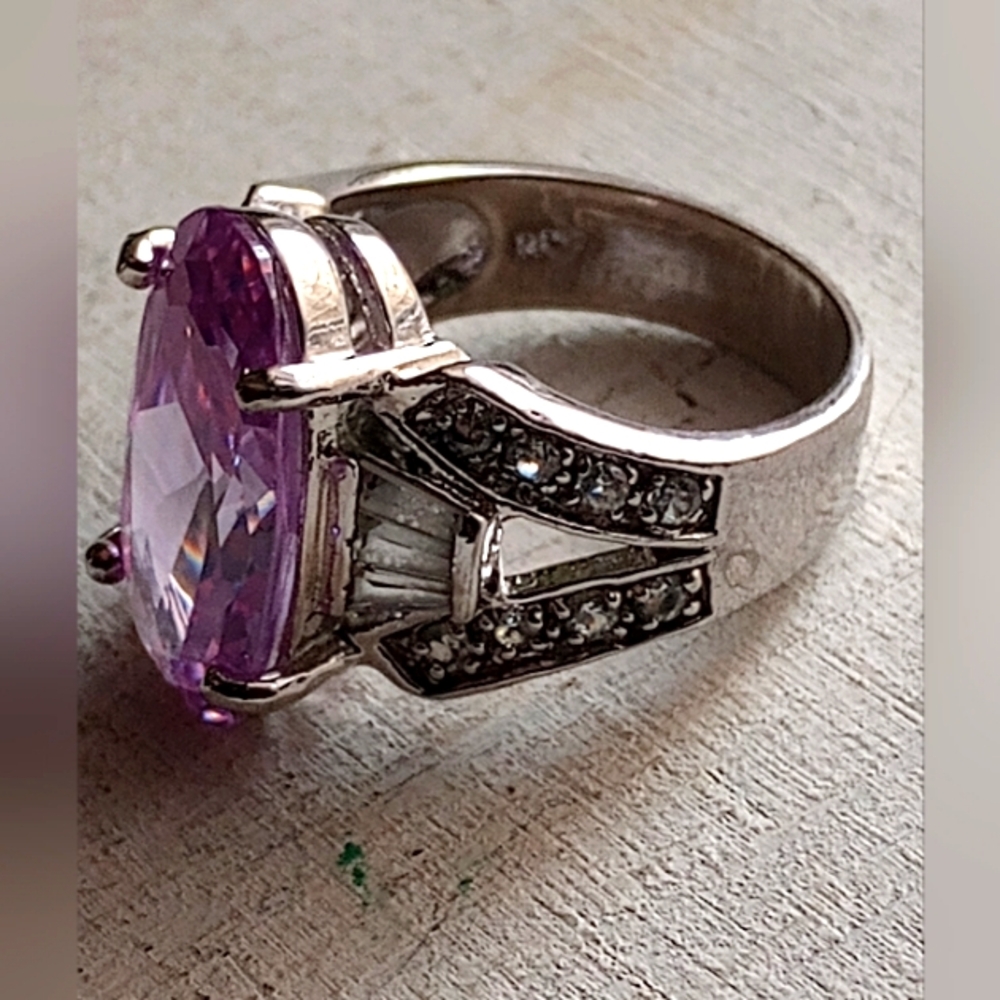 Silver 925 & Gemstone Ring - image 2